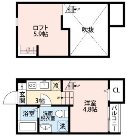 ラティールの物件間取画像